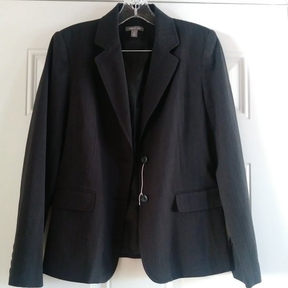 apt.9 Dark Gray Color Blazer Size 10 - Picture 4 of 12